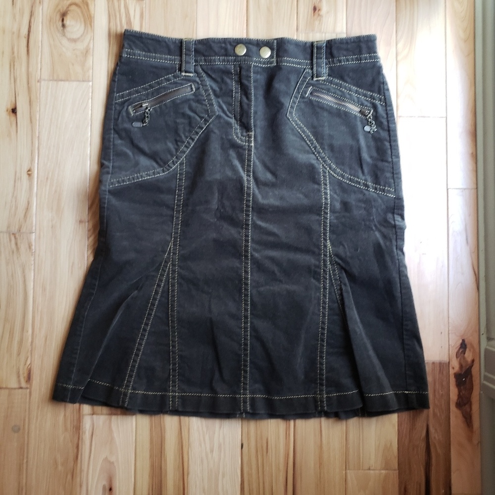 Loft Velvet Skirt